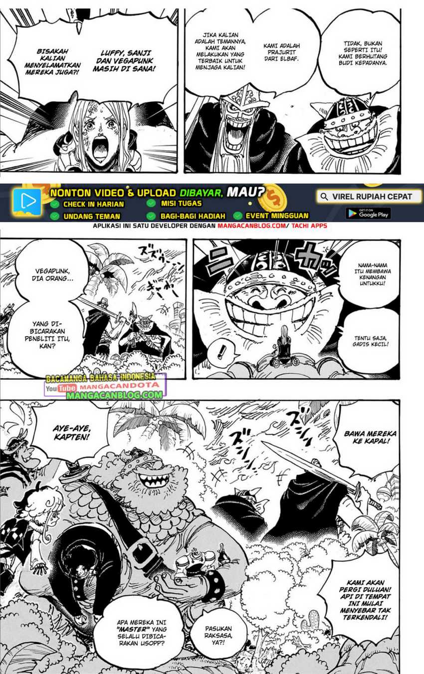 One Piece Chapter 1108 - halaman 9