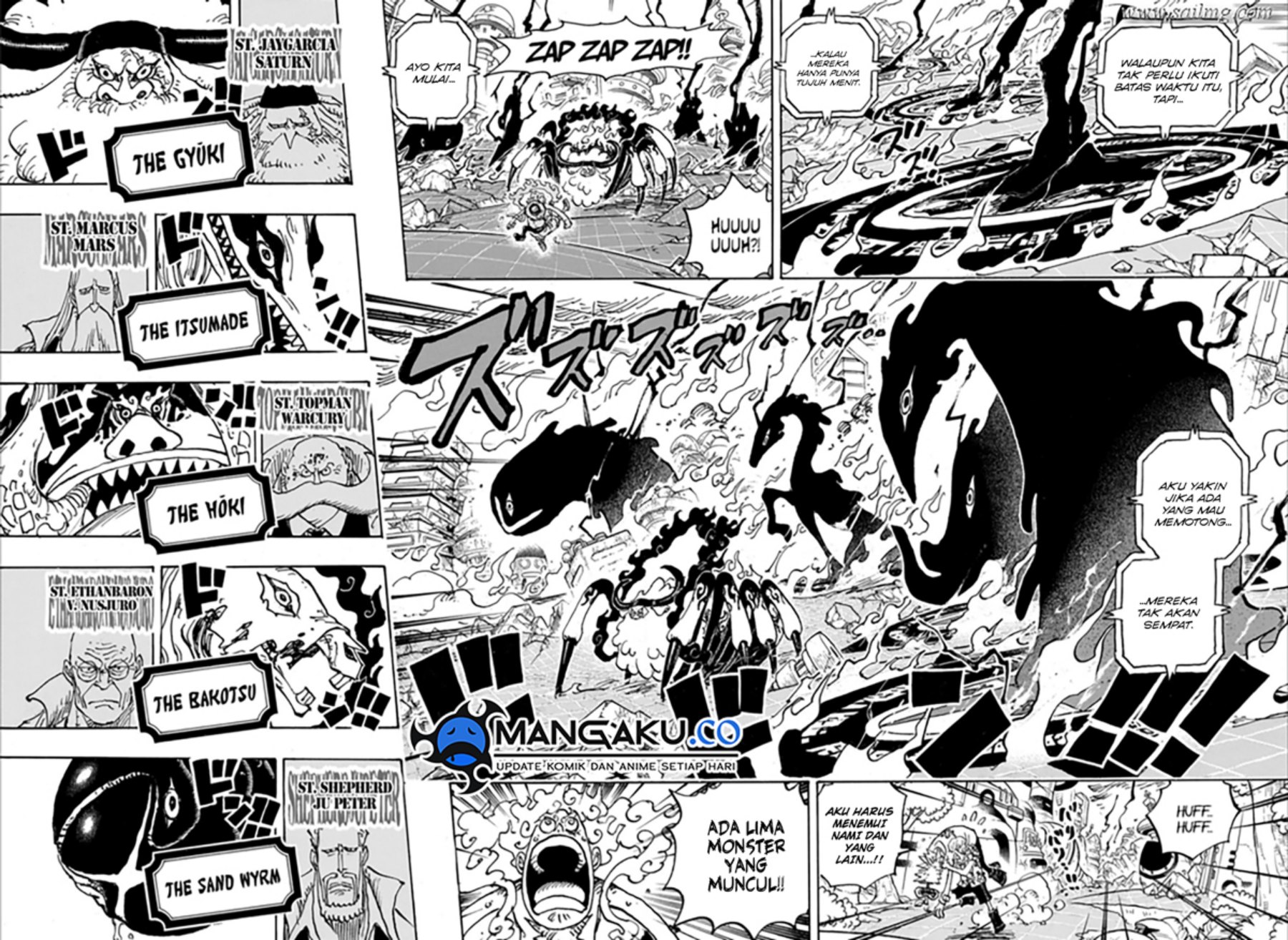 One Piece Chapter 1110 - halaman 5