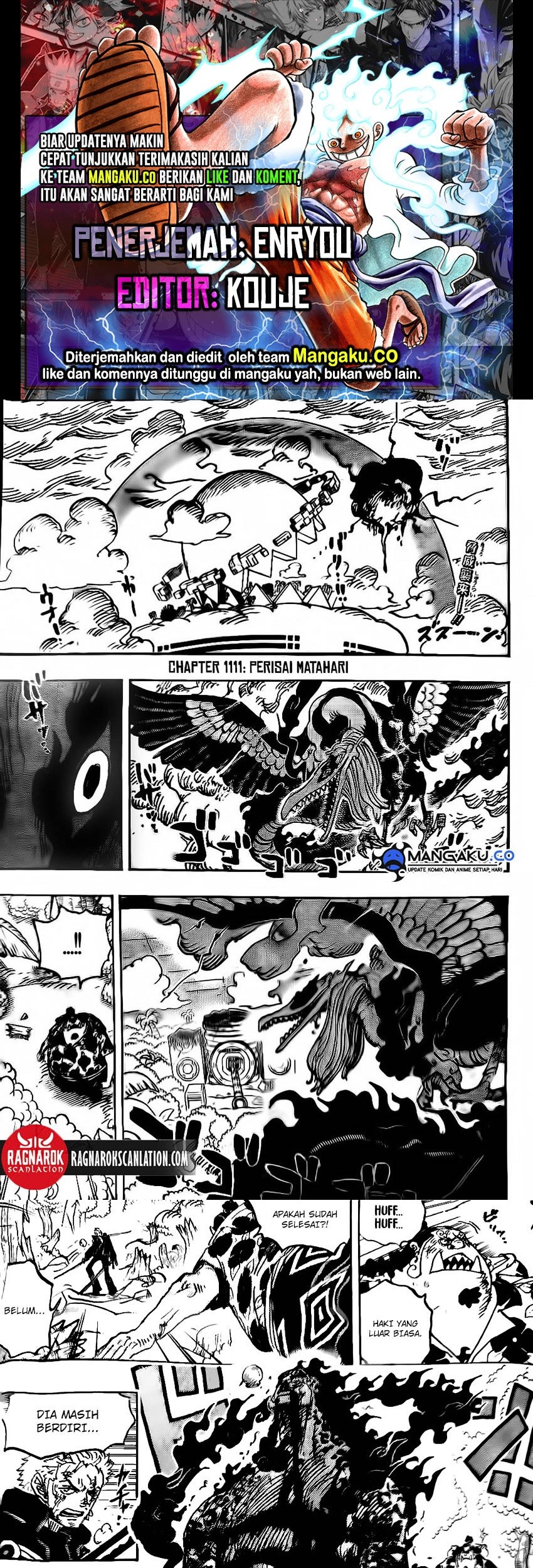 One Piece Chapter 1111 - halaman 1