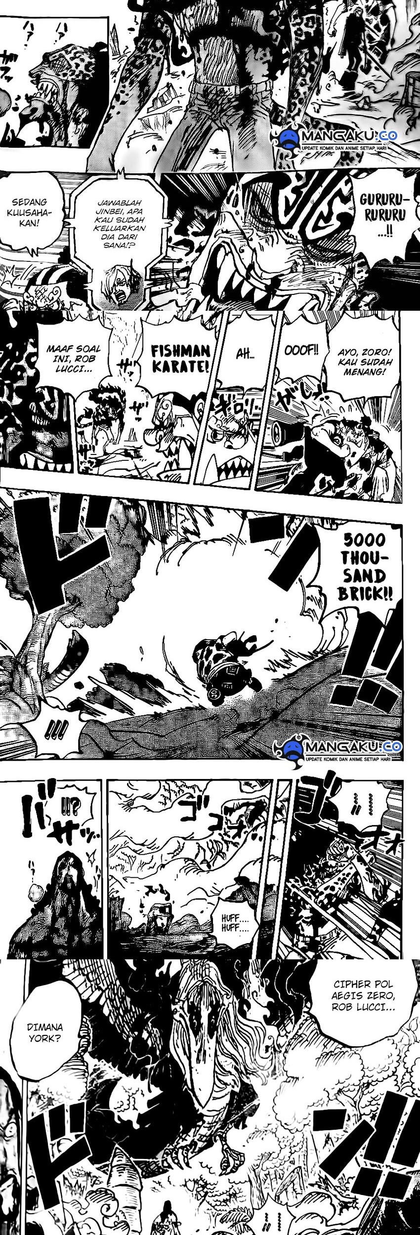 One Piece Chapter 1111 - halaman 2
