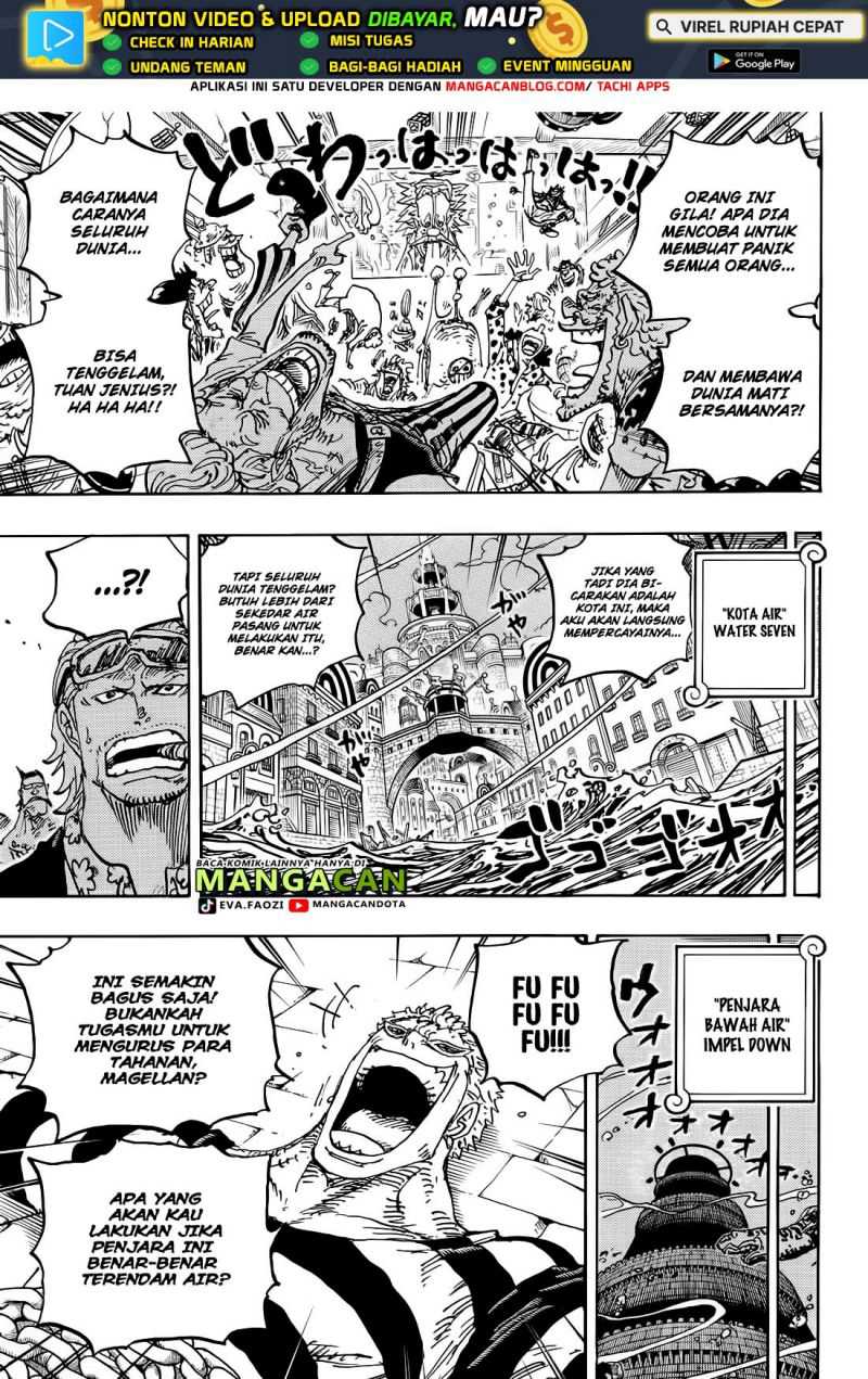 One Piece Chapter 1114 - halaman 3