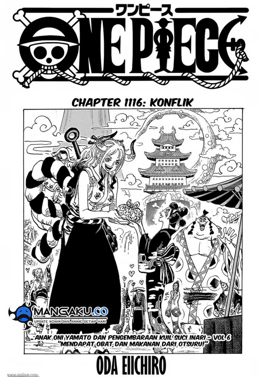 One Piece Chapter 1116 - halaman 2