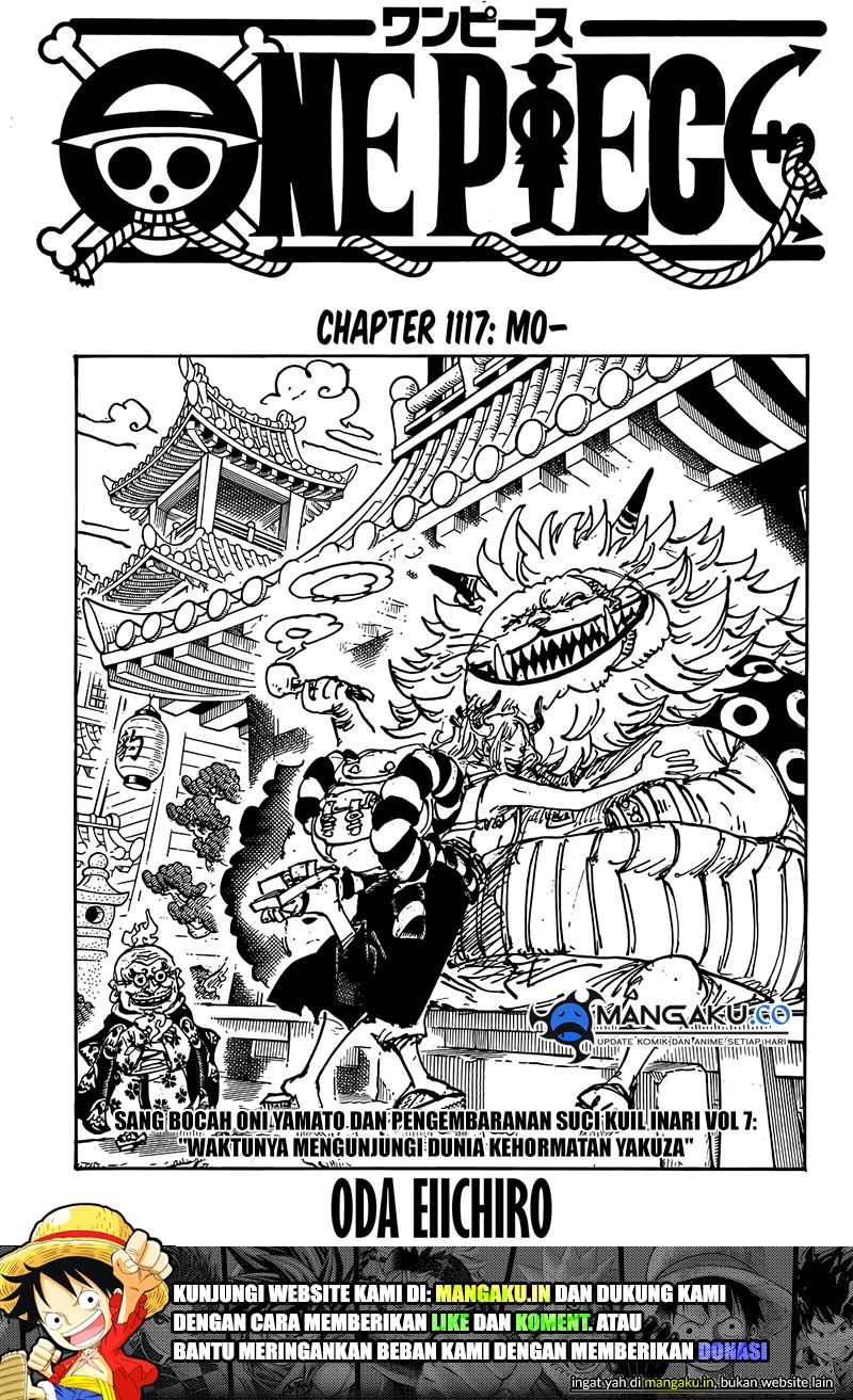 One Piece Chapter 1117 - halaman 2