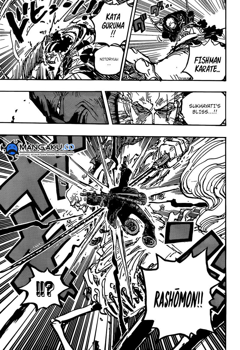 One Piece Chapter 1117 - halaman 8