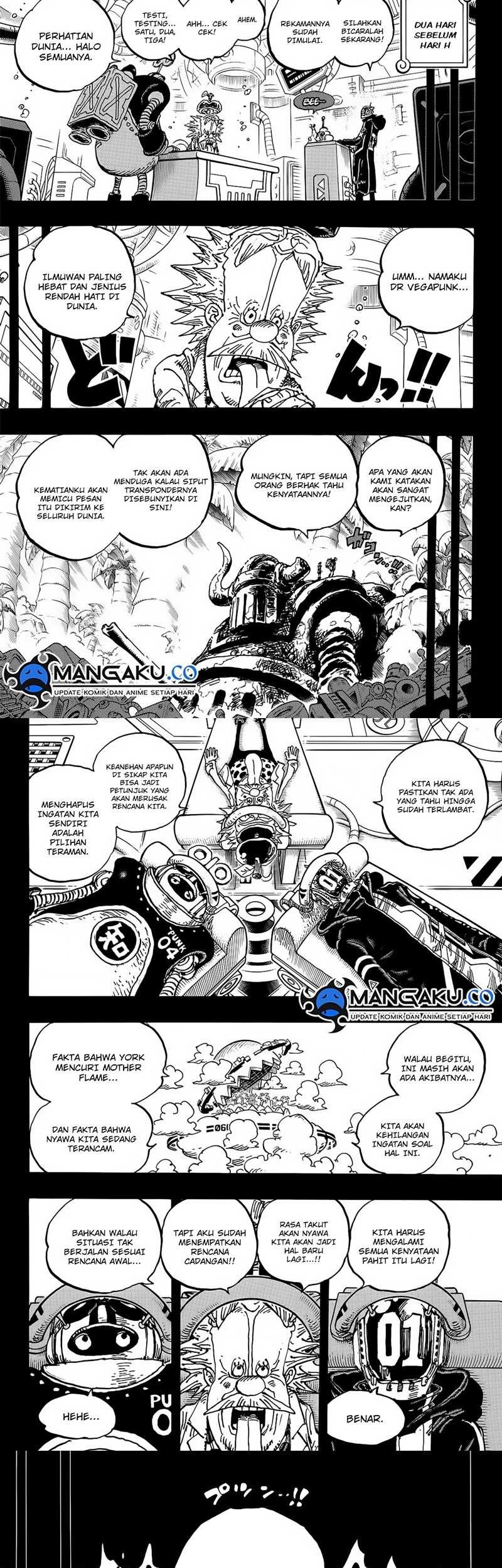 One Piece Chapter 1123 - halaman 8