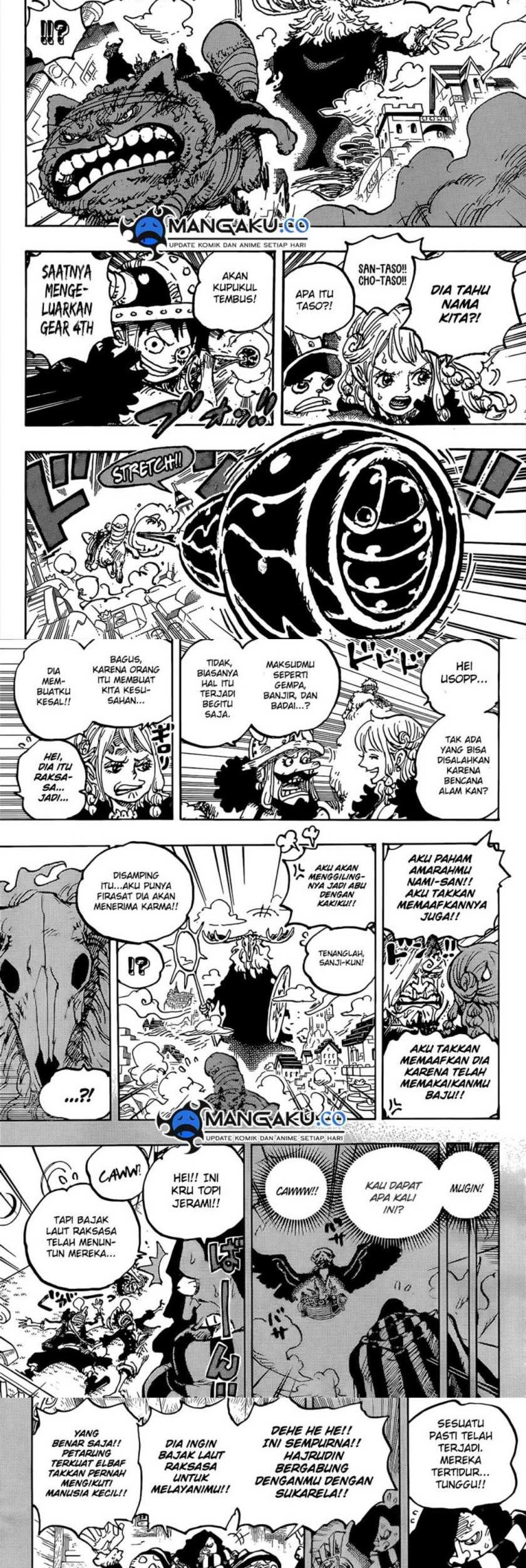 One Piece Chapter 1129 - halaman 8