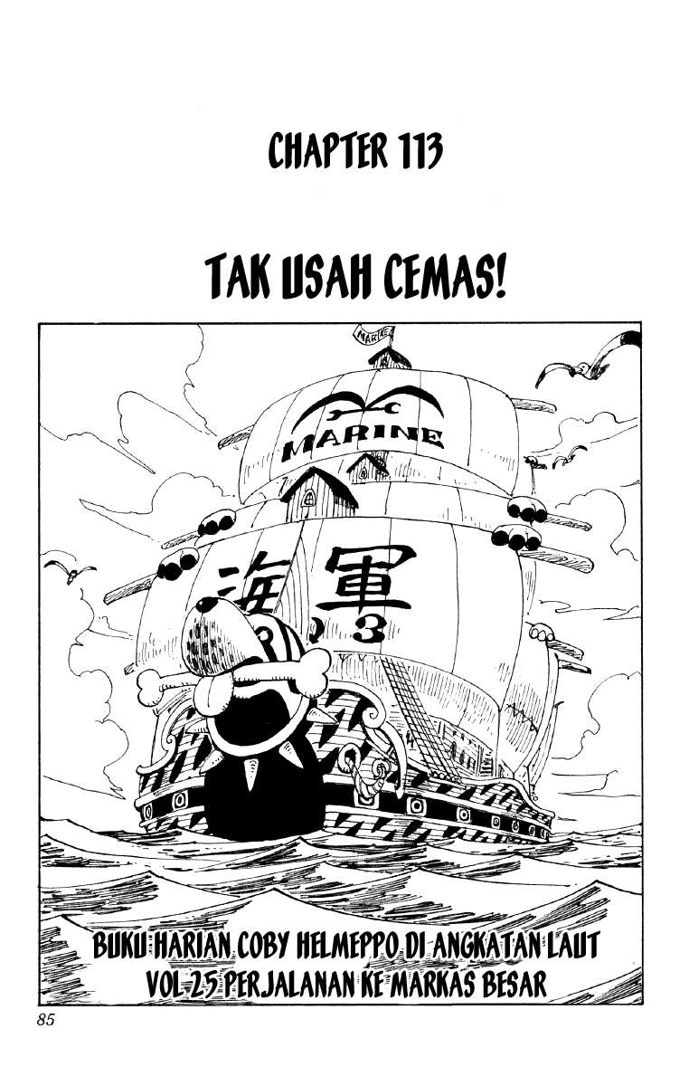 One Piece Chapter 113 - halaman 1