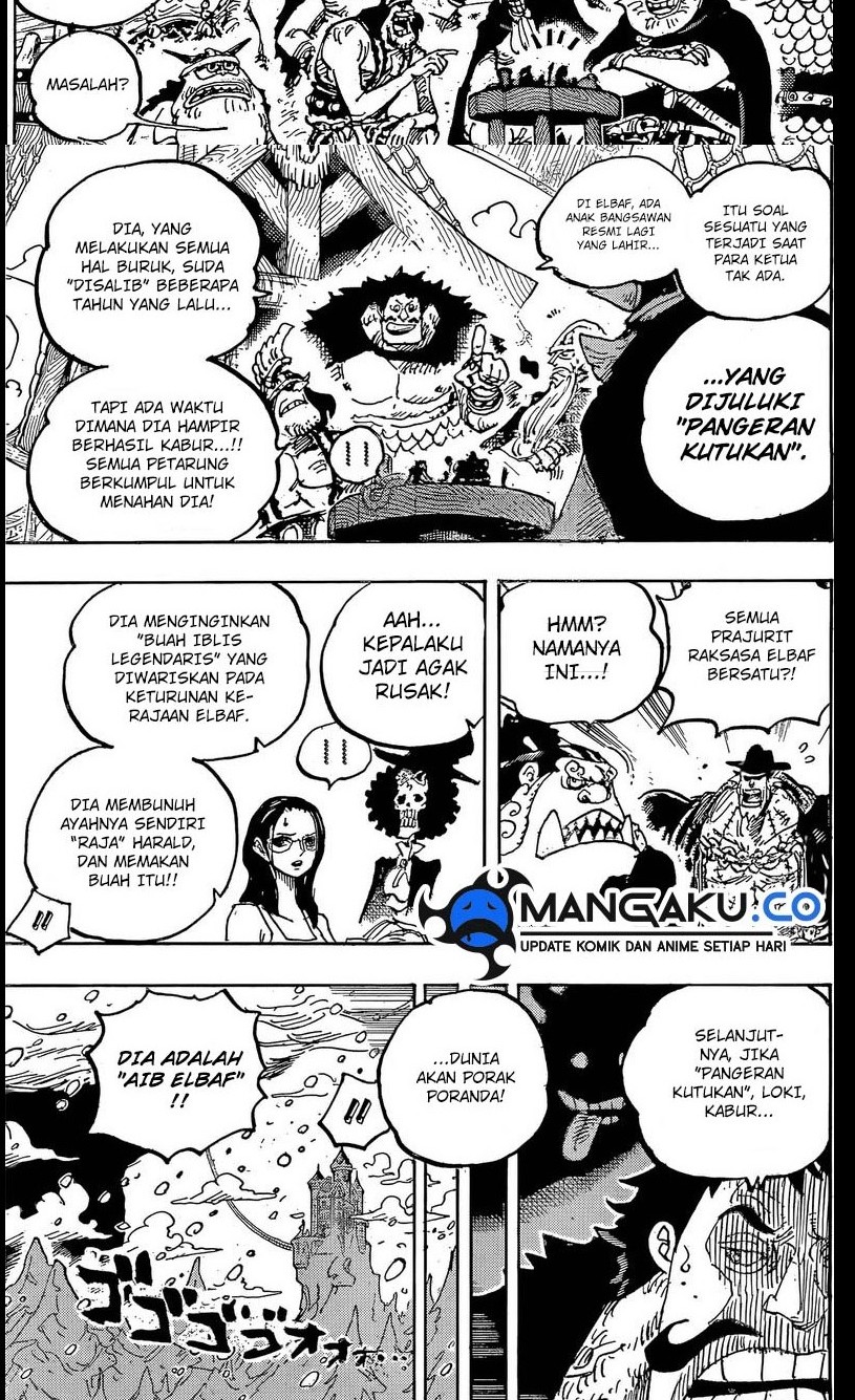 One Piece Chapter 1130 - halaman 6
