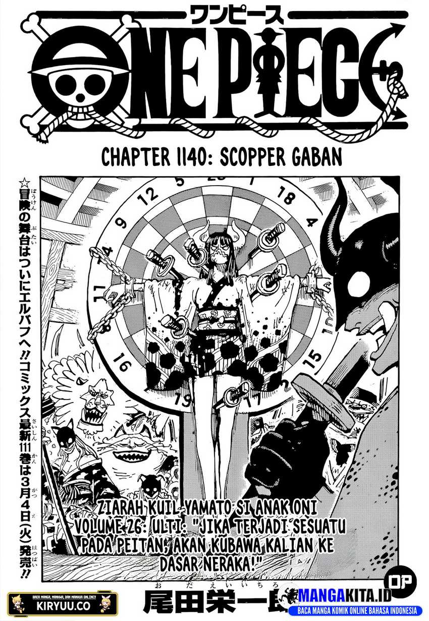 One Piece Chapter 1140 - halaman 2