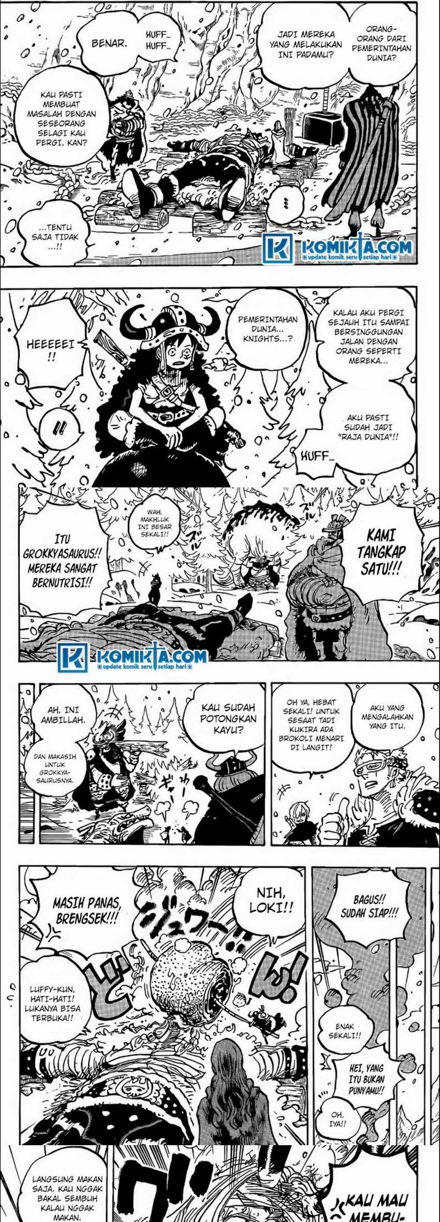 One Piece Chapter 1145 - halaman 3