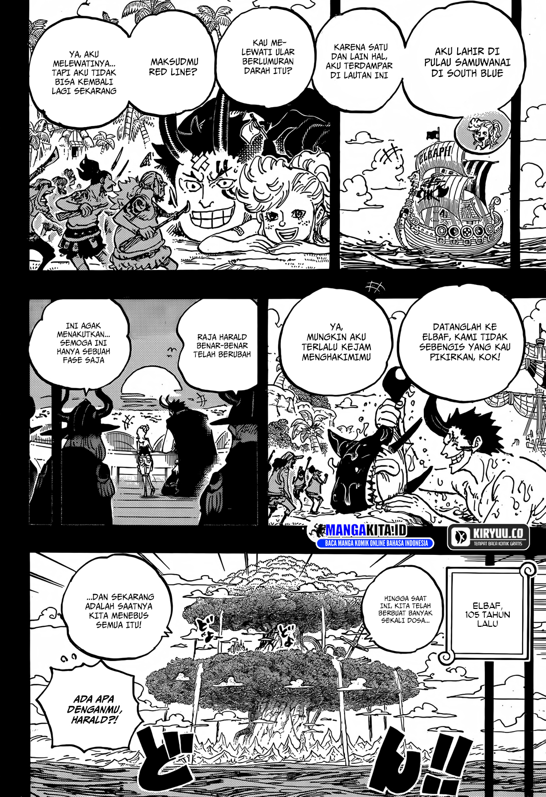 One Piece Chapter 1153 - halaman 9