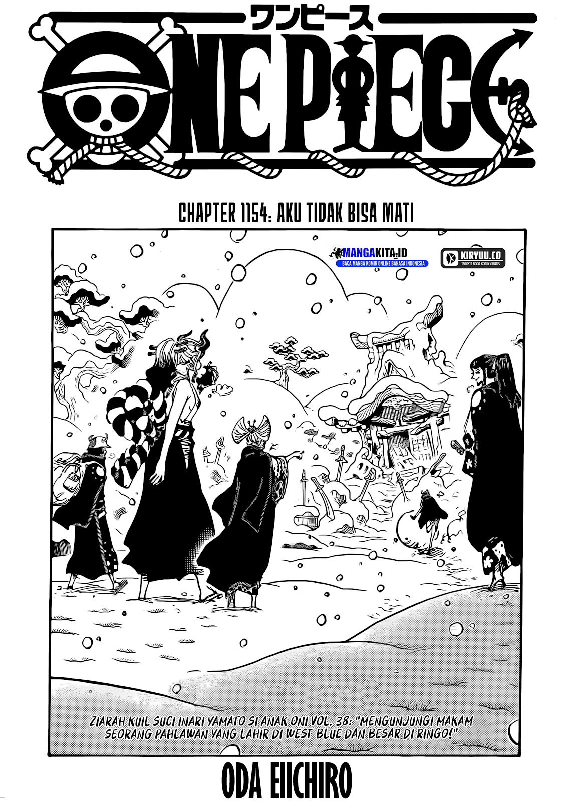 One Piece Chapter 1154 - halaman 2