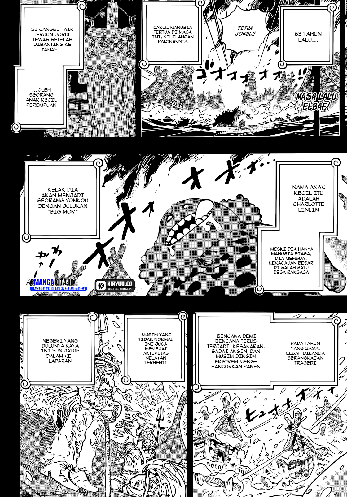One Piece Chapter 1154 - halaman 3