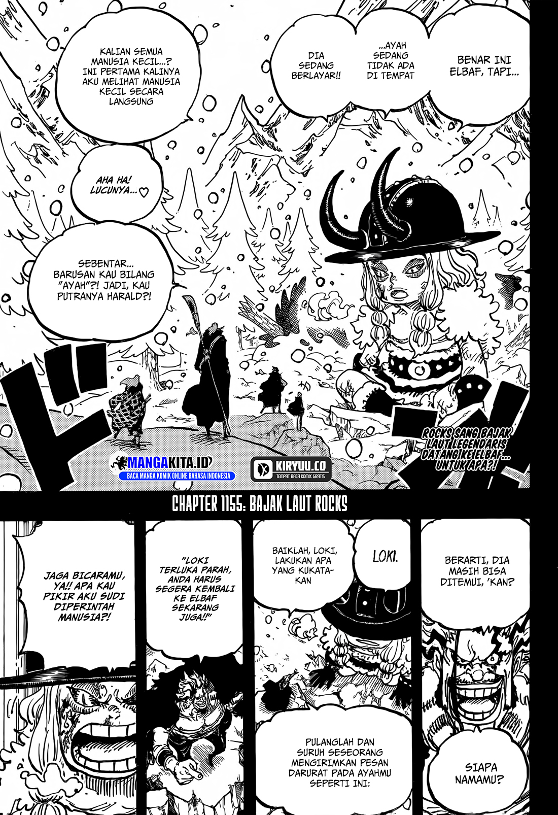 One Piece Chapter 1155 - halaman 2