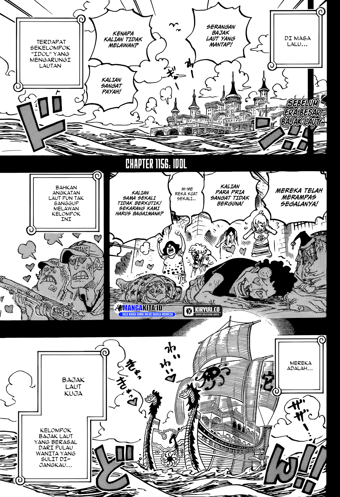 One Piece Chapter 1156 - halaman 2