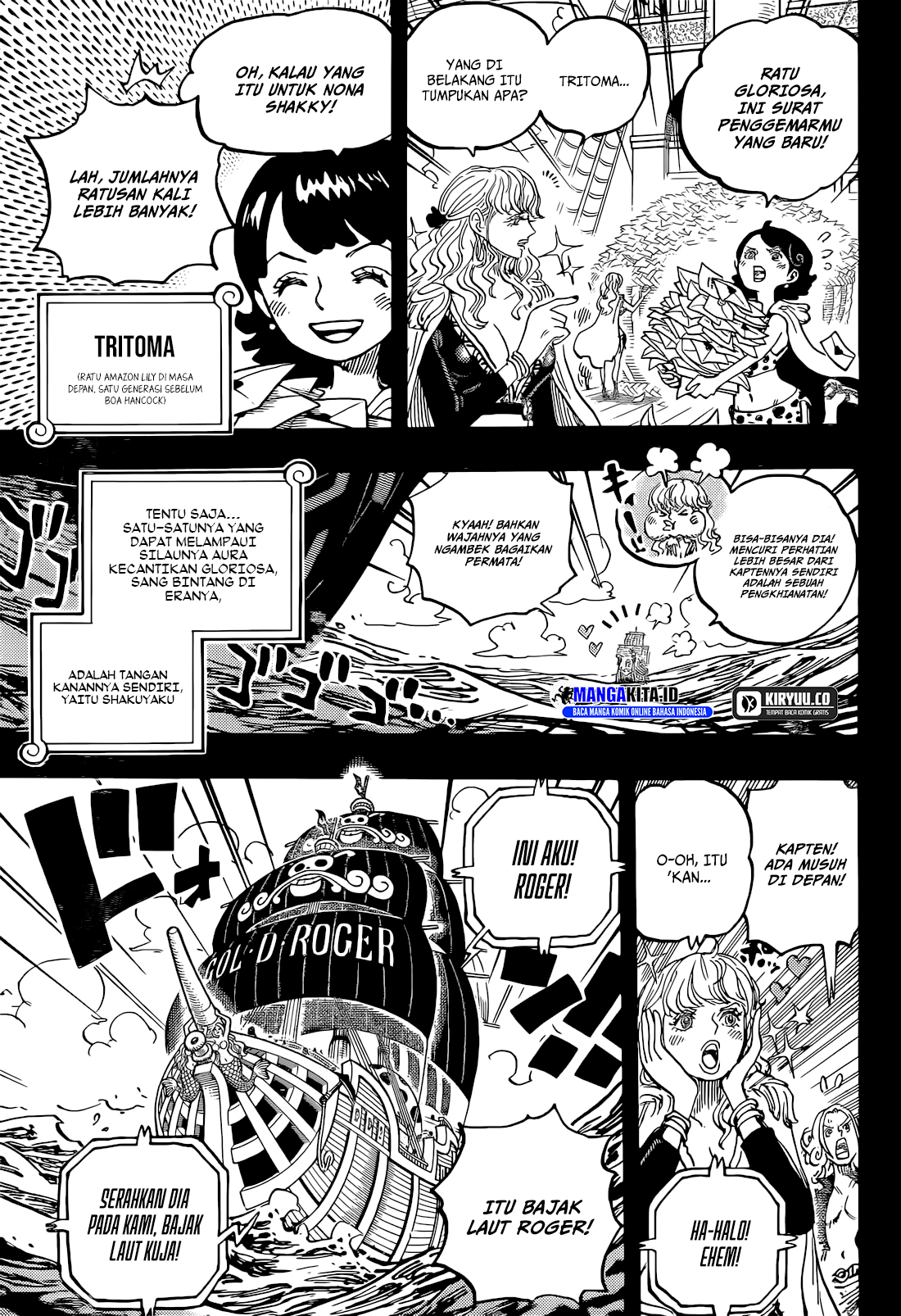 One Piece Chapter 1156 - halaman 4
