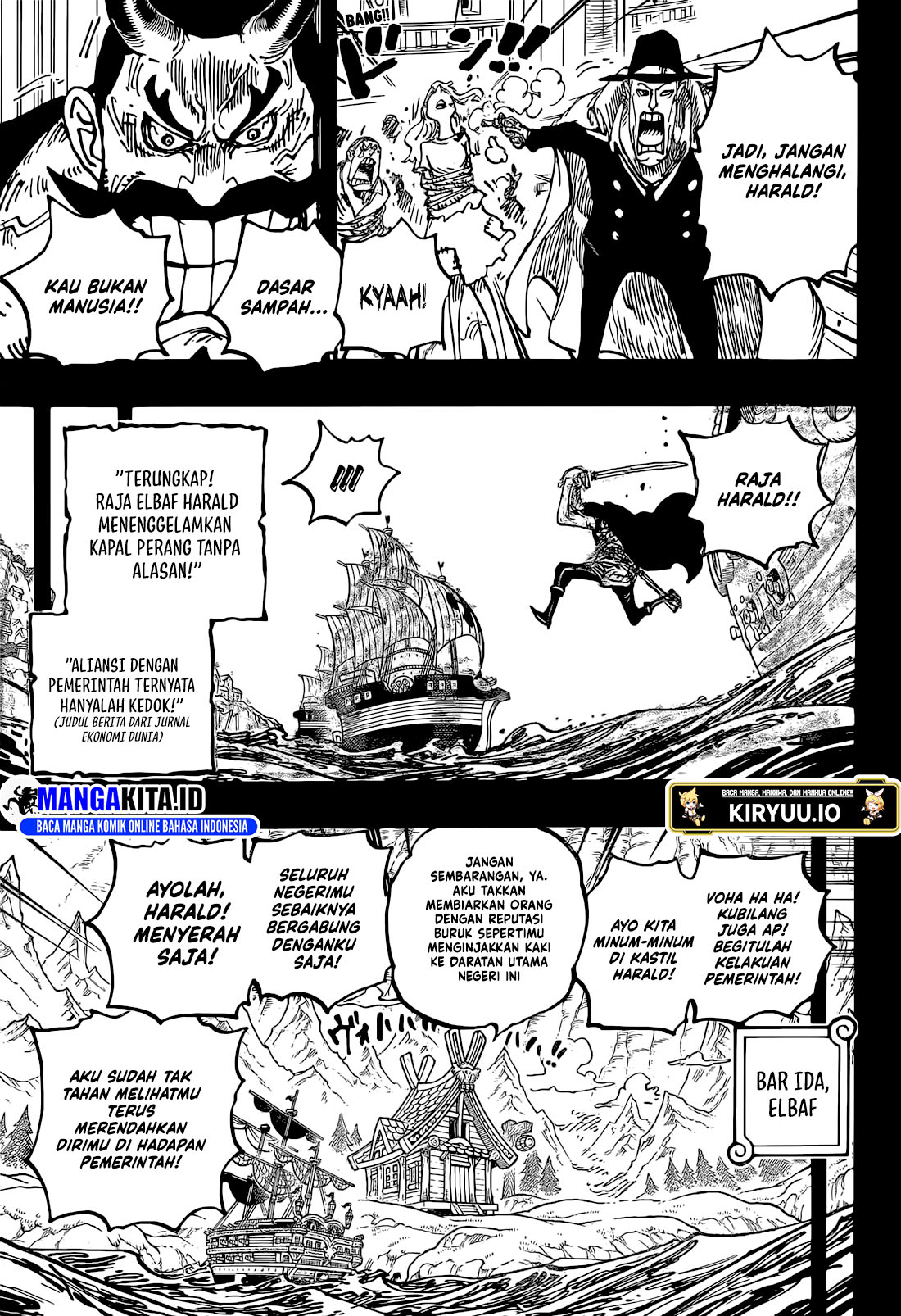One Piece Chapter 1157 - halaman 8