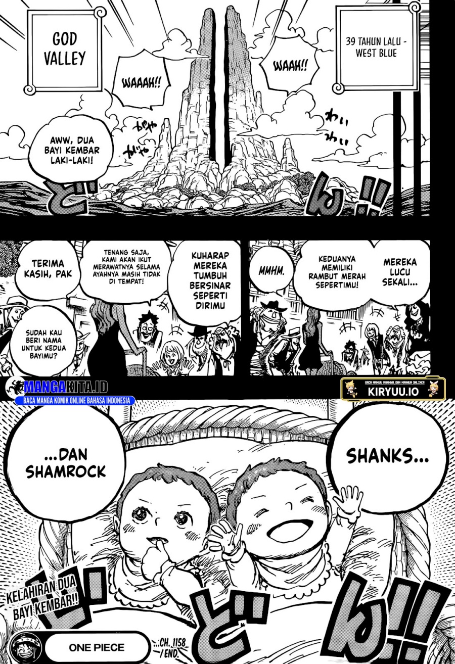 One Piece Chapter 1158 - halaman 14