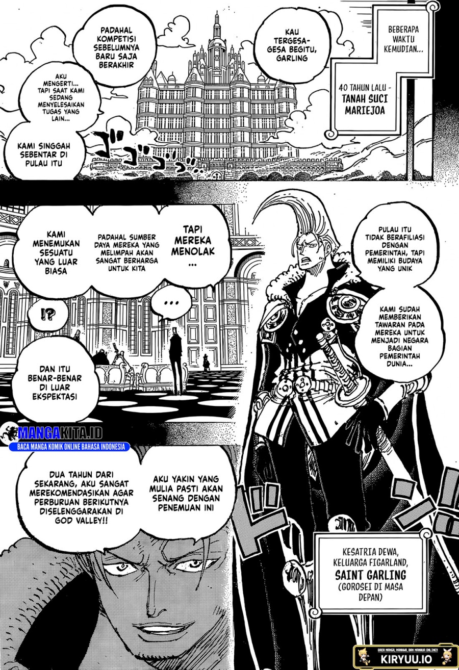 One Piece Chapter 1158 - halaman 6