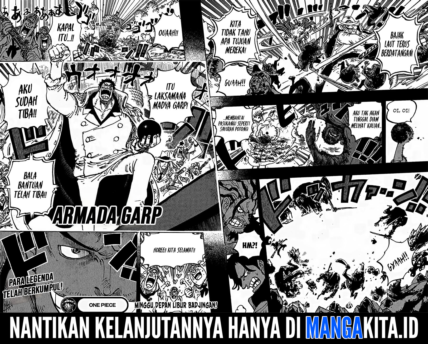 One Piece Chapter 1160 - halaman 14