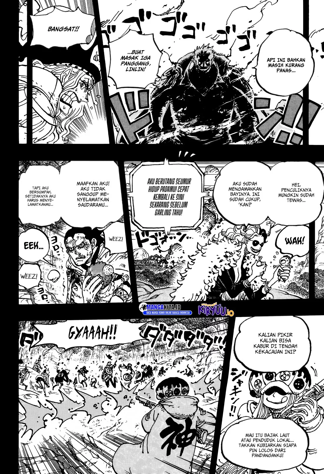 One Piece Chapter 1161 - halaman 10