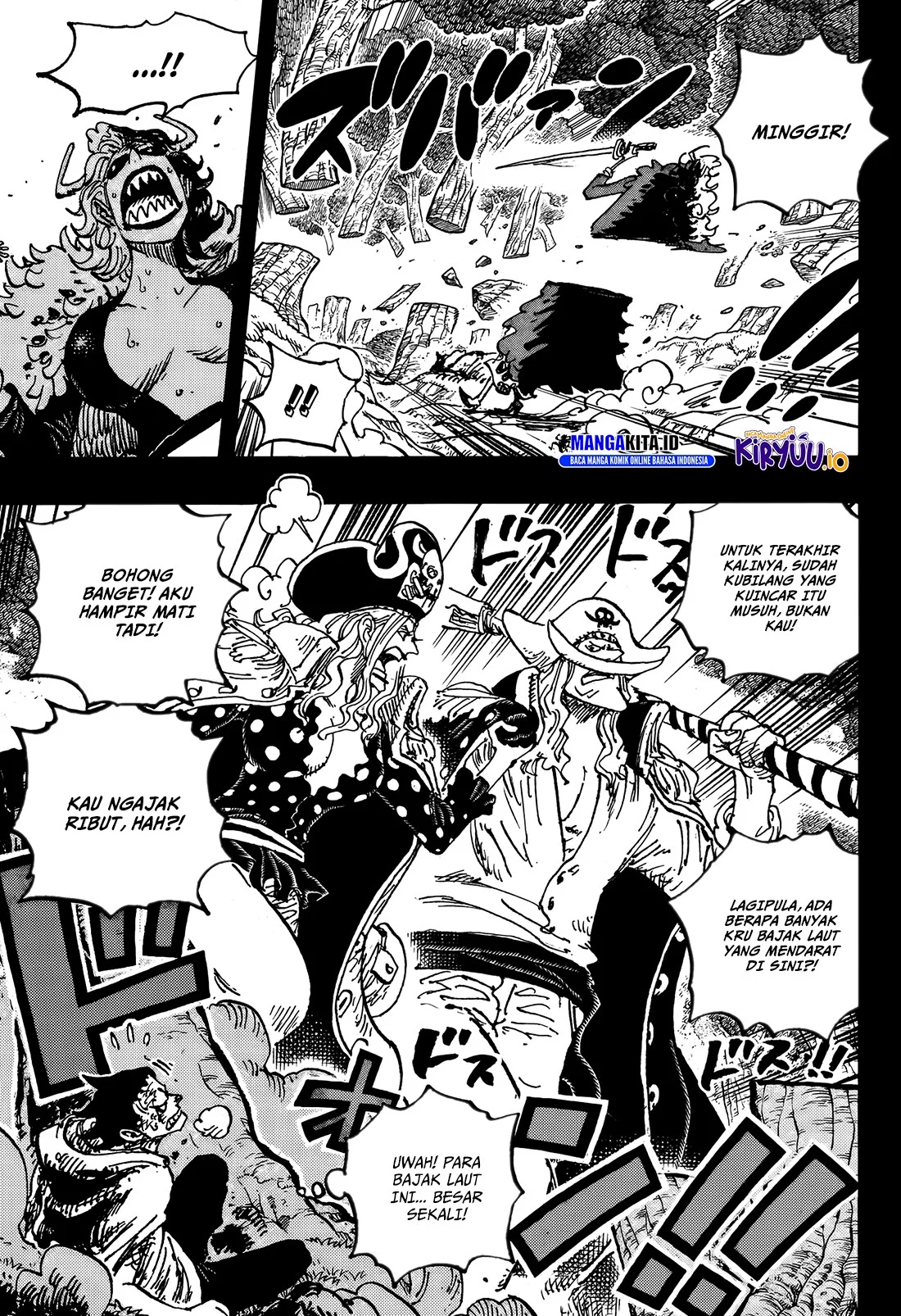 One Piece Chapter 1161 - halaman 6