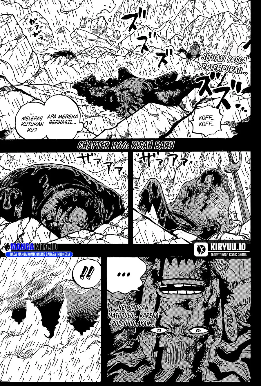 One Piece Chapter 1166 - halaman 2