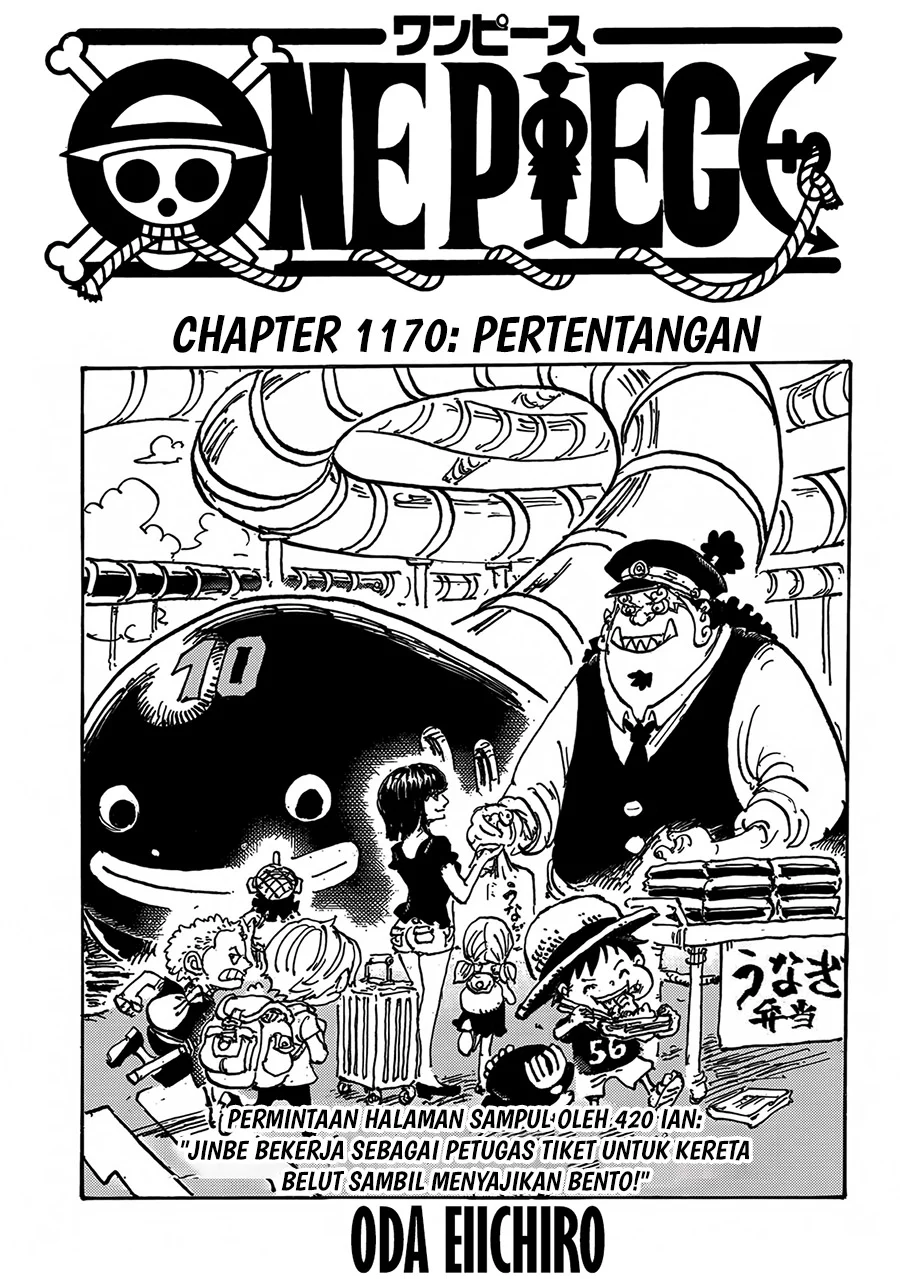 One Piece Chapter 1170 - halaman 3