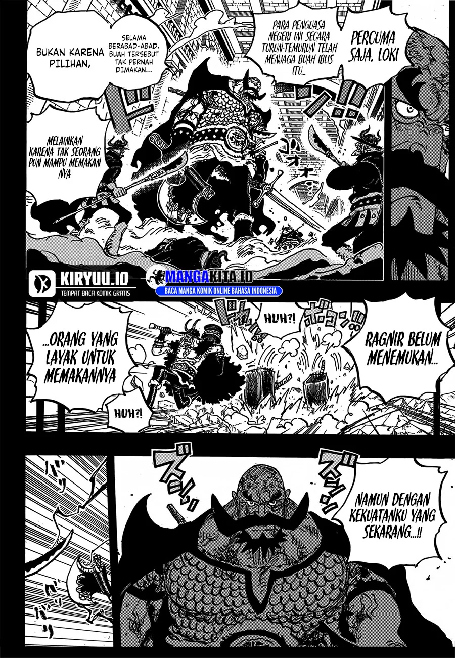 One Piece Chapter 1170 - halaman 6