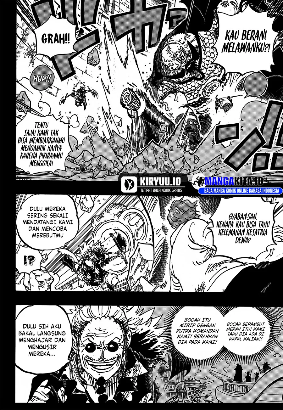 One Piece Chapter 1170 - halaman 8