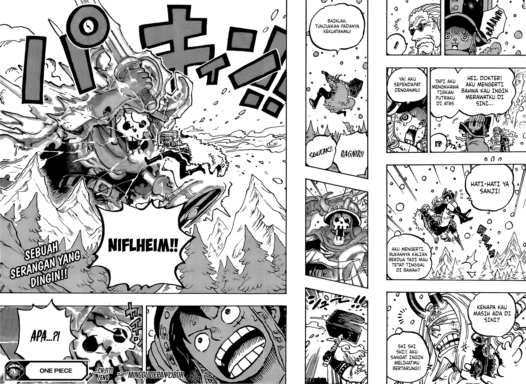 One Piece Chapter 1171 - halaman 14