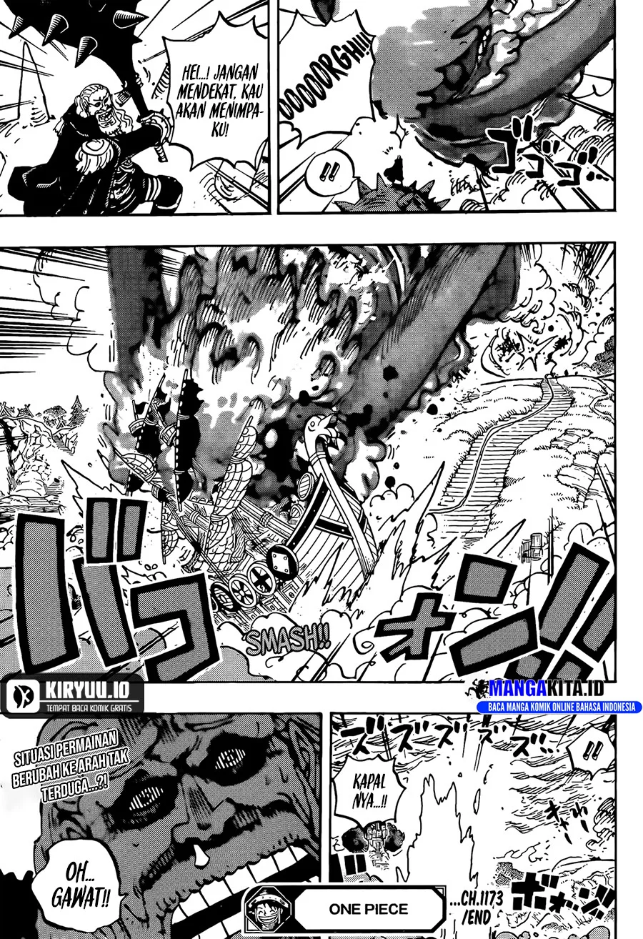 One Piece Chapter 1173 - halaman 15