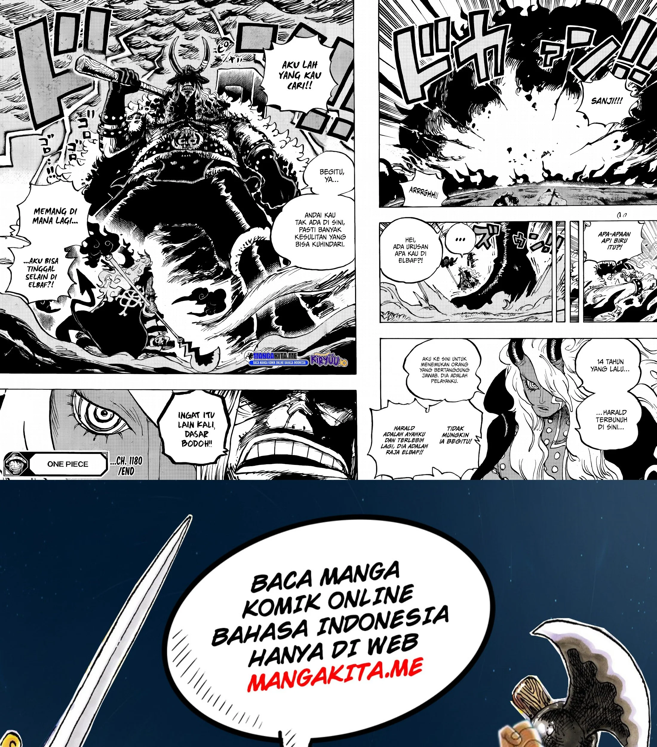 One Piece Chapter 1180 - halaman 16
