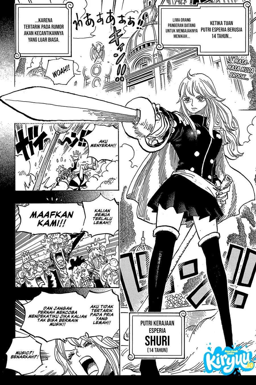 One Piece Chapter 1184 - halaman 3