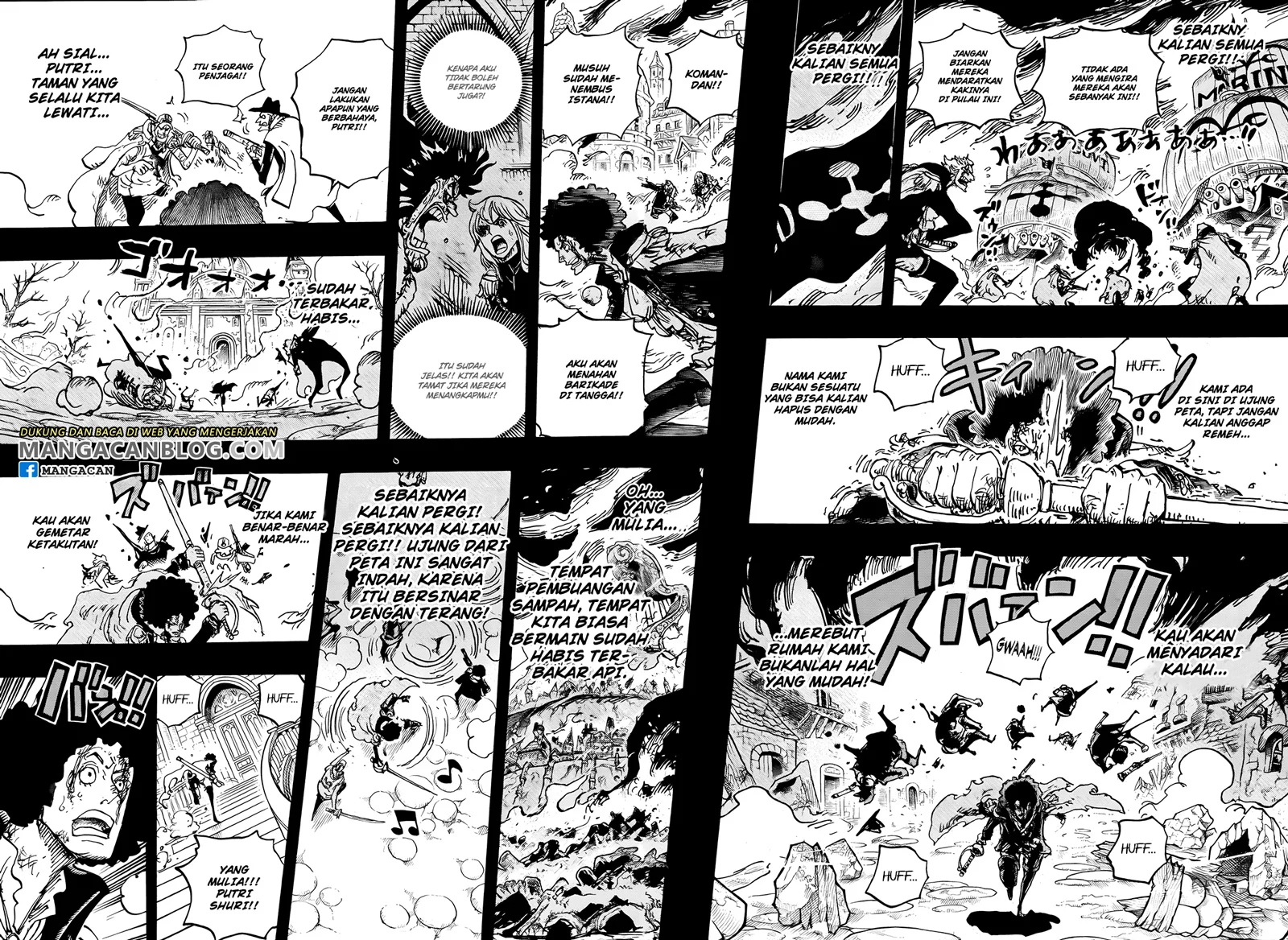 One Piece Chapter 1185 - halaman 14
