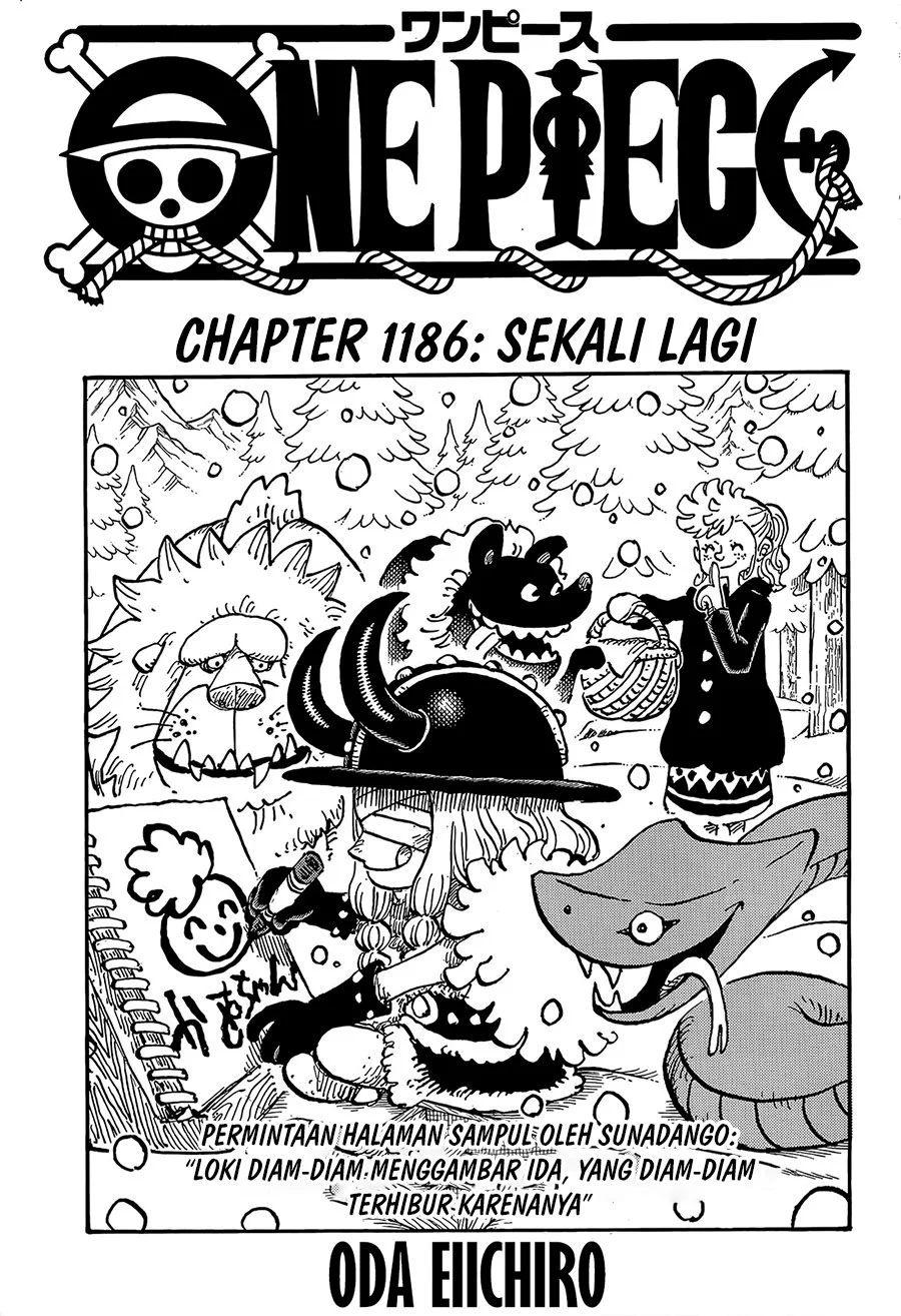 One Piece Chapter 1186 - halaman 2