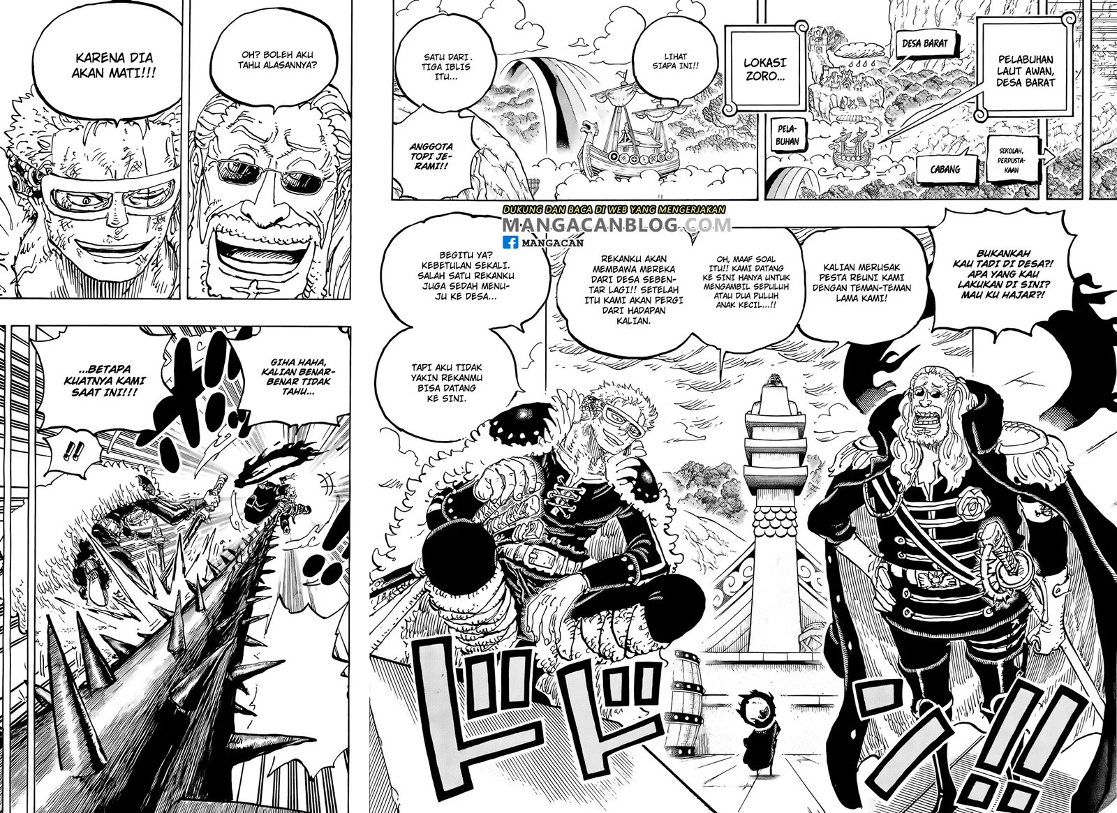 One Piece Chapter 1187 - halaman 8