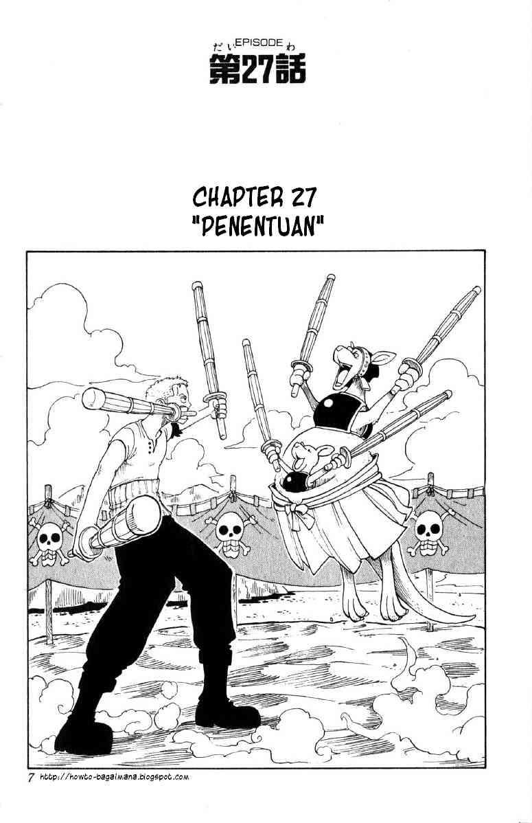 One Piece Chapter 27 - halaman 1