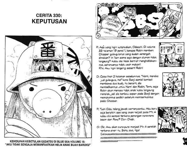 One Piece Chapter 330 - halaman 1