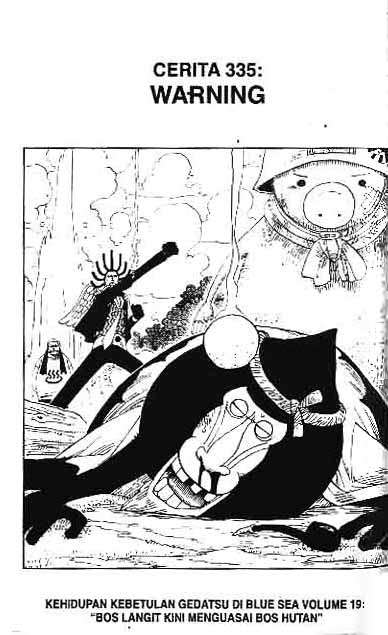 One Piece Chapter 335 - halaman 1
