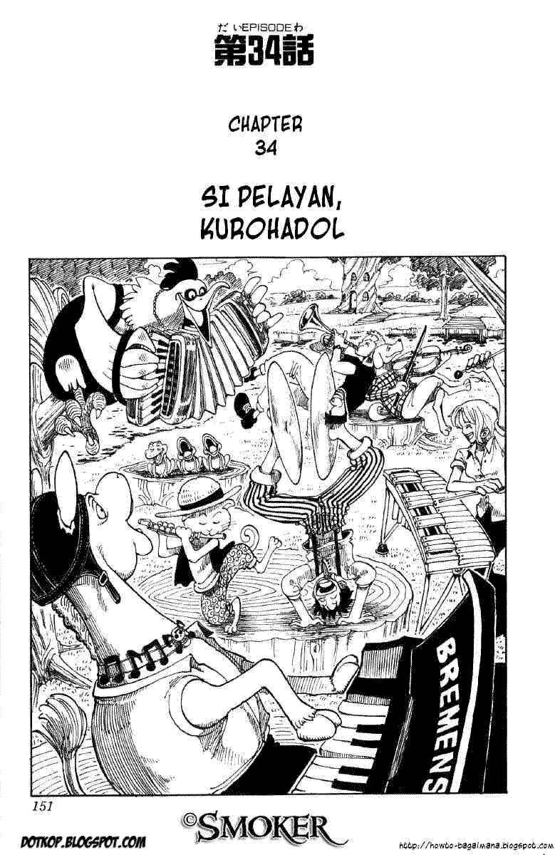 One Piece Chapter 34 - halaman 1
