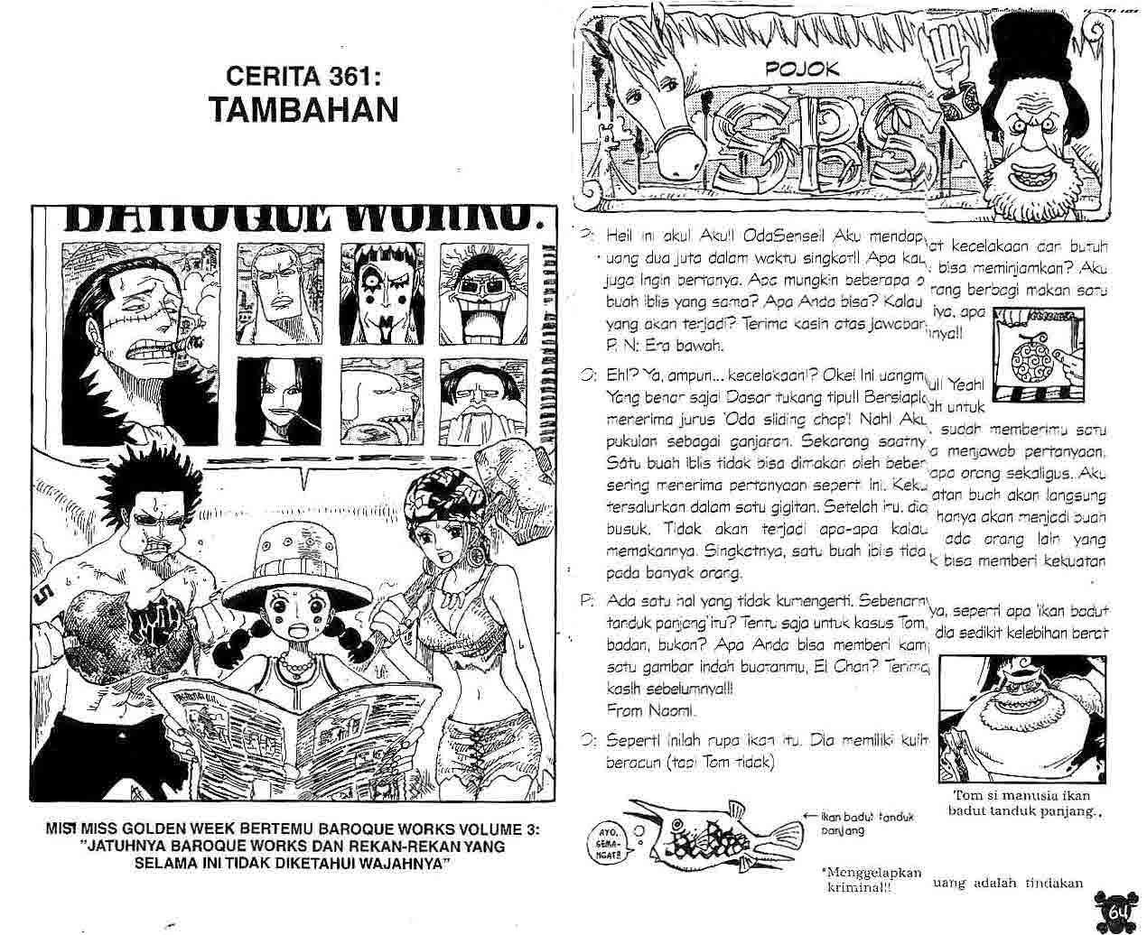 One Piece Chapter 361 - halaman 1
