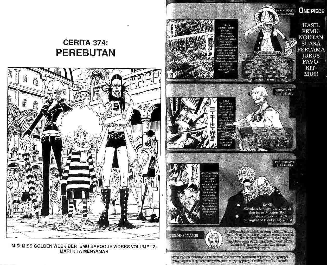 One Piece Chapter 374 - halaman 1