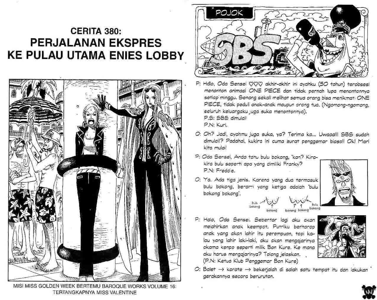 One Piece Chapter 380 - halaman 1