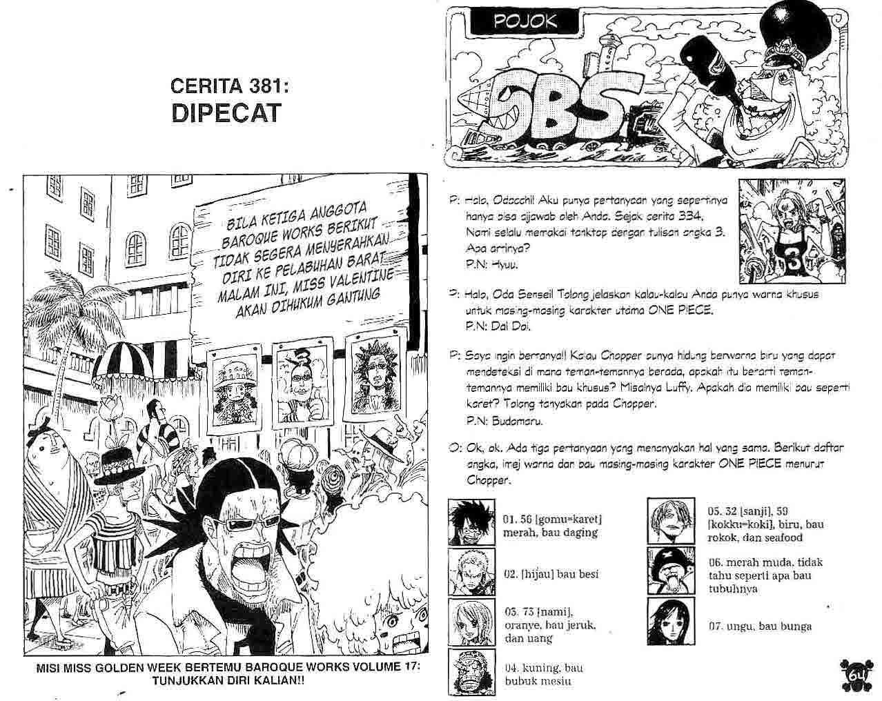 One Piece Chapter 381 - halaman 1