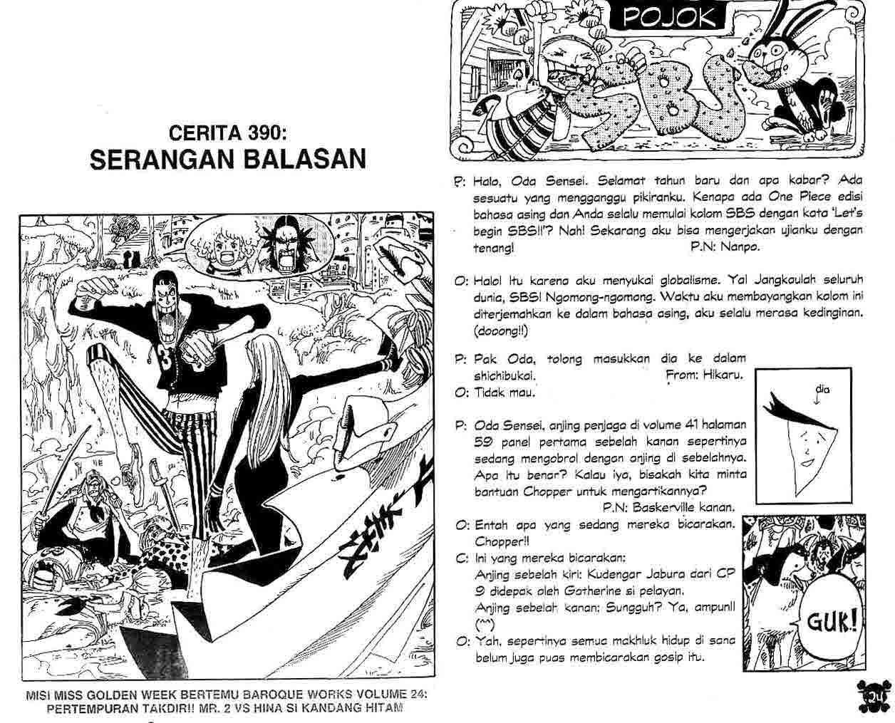 One Piece Chapter 390 - halaman 1