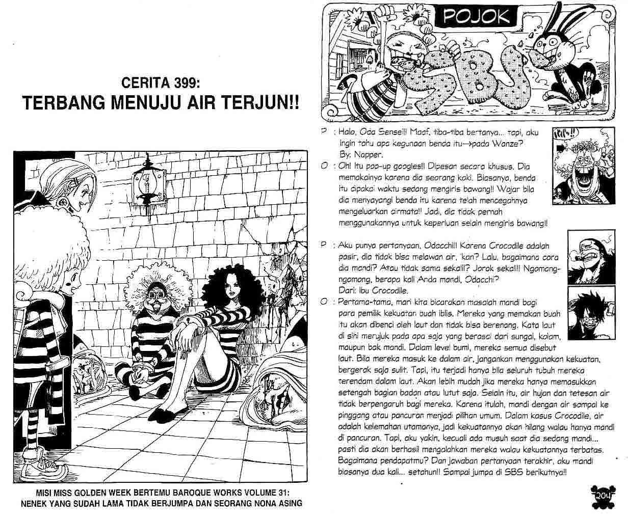 One Piece Chapter 399 - halaman 1
