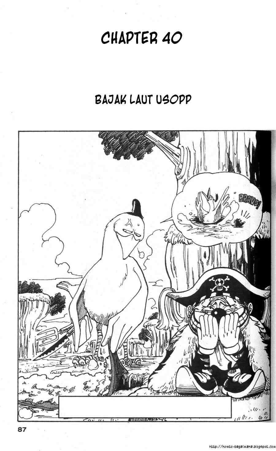 One Piece Chapter 40 - halaman 1