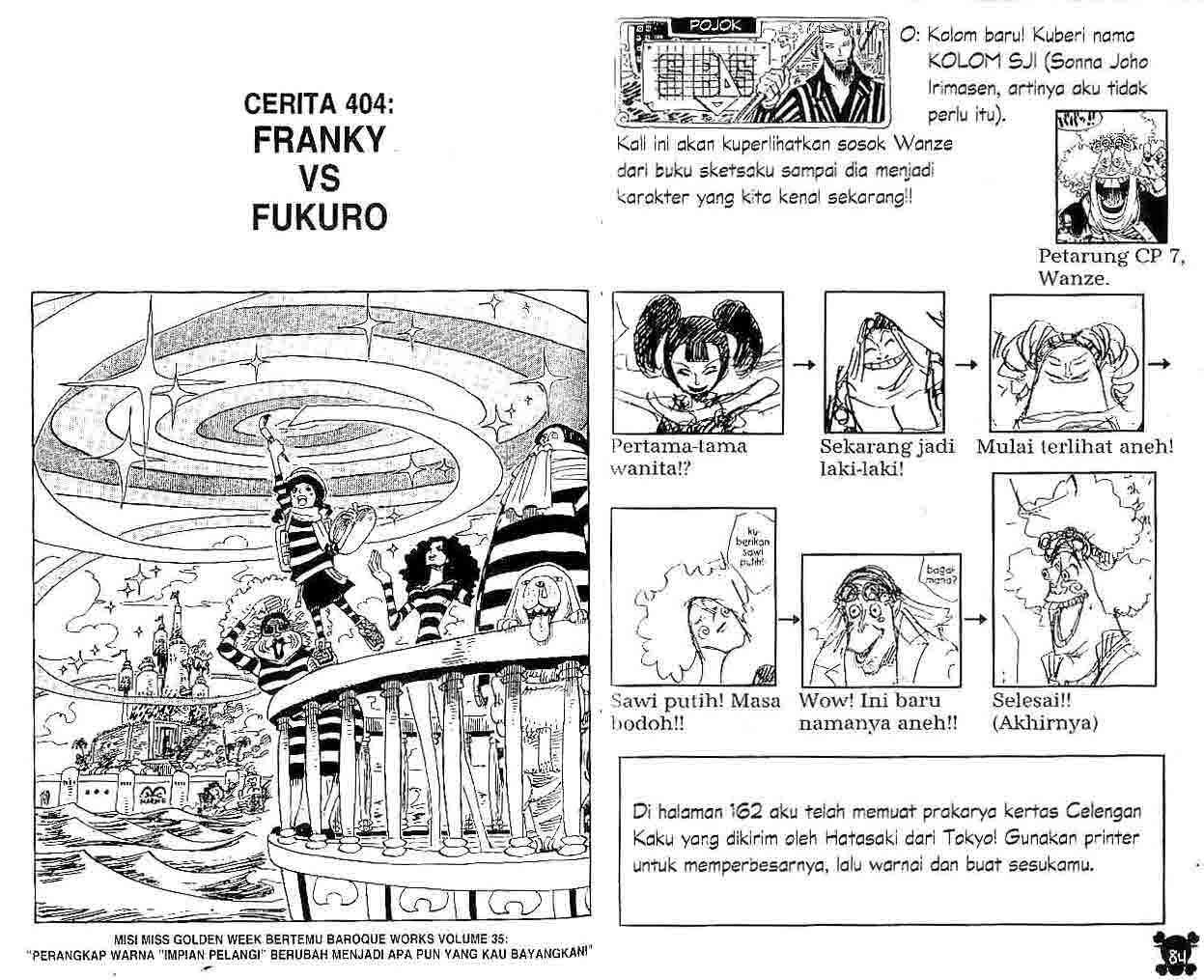 One Piece Chapter 404 - halaman 1