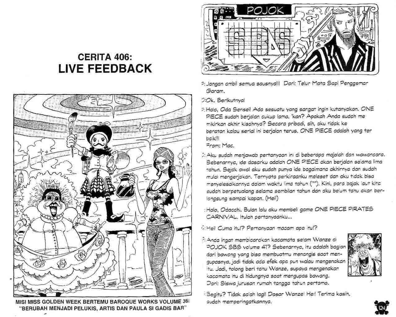 One Piece Chapter 406 - halaman 1